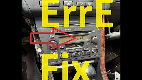 How To Fix and Reset a Honda Radio Code ErrE (Error E Code)