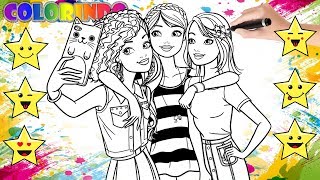 Desenhos para colorir de amigas