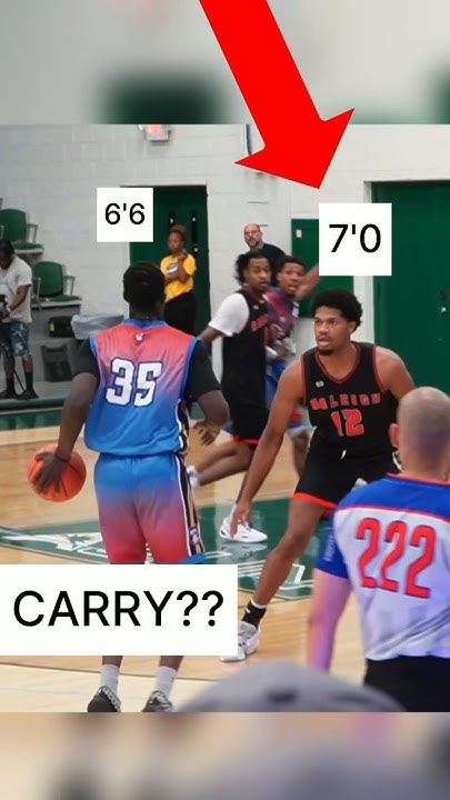 is-this-a-carry-6-6-vs-7-0-basketball-youtube