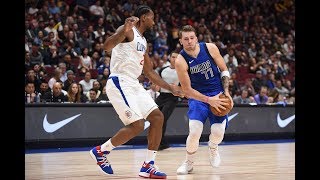 Luka Doncic Puts The Moves on Kawhi Leonard, Nearly Fakes Him Out