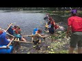 Raft Race at Scout Camp