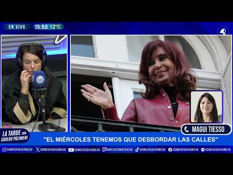 "EL MIÉRCOLES TENEMOS QUE DESBORDAR LAS CALLES": ENTREVISTA A MAGUI TIESSO - AM 530