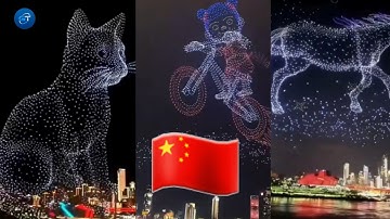 CHINA BROKE A WORLD RECORD WITH AN AI CONTROLLED 15,947 DRONE SHOW 