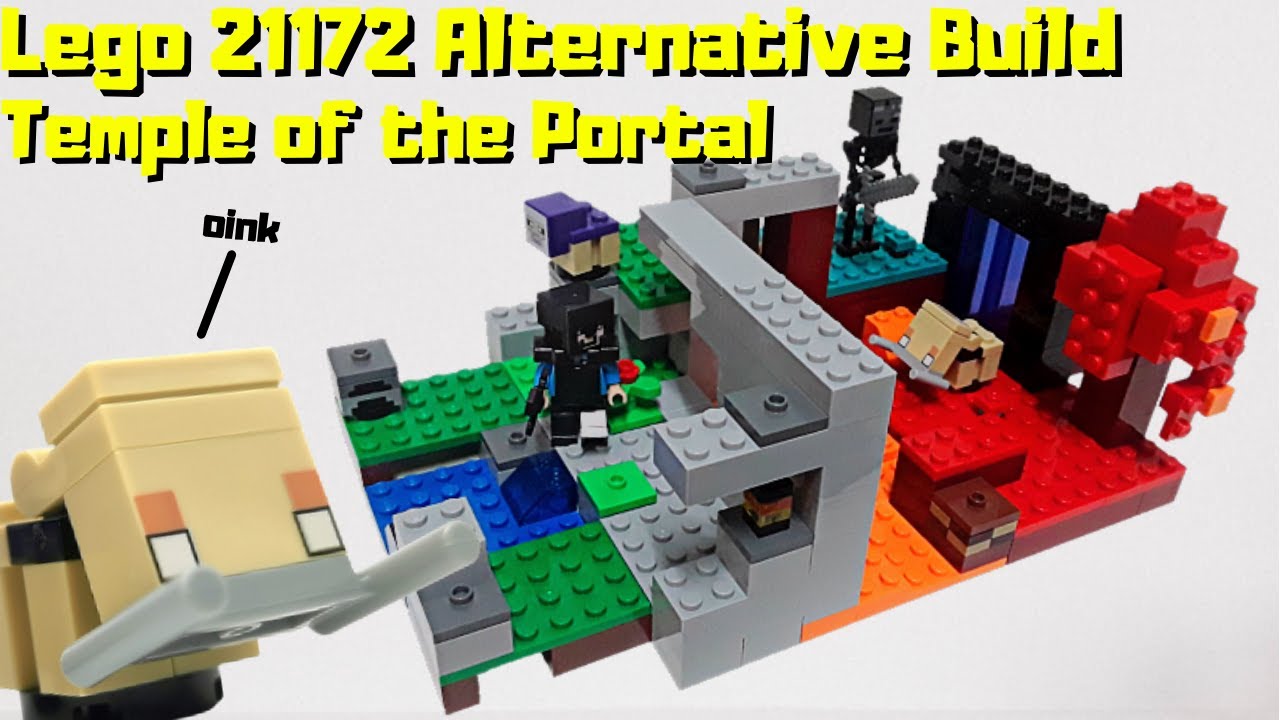 LEGO Minecraft 21172 The Ruined Portal Speed Build 