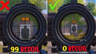NEW🔥Tips No Recoil to Controlling Accurate Spray for M416 + 6x Scope in BGMI/PUBG MOBILE 😱
