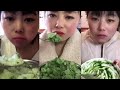 asmr - ice eating eps zhao feng mixed ice with matcha powder