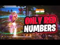 Only  red numbers free fire || Configure file eject || Like_ Pagal_m10 || Raistar