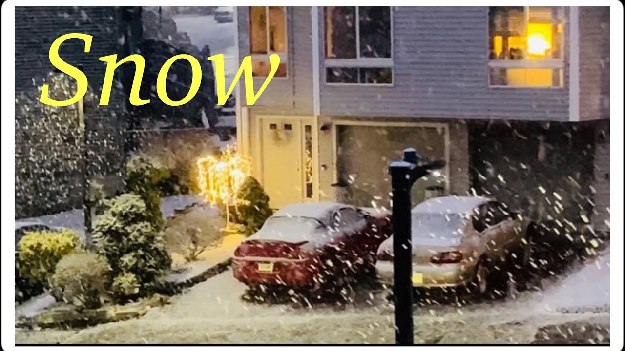 First Snow of the Season | Snowfall of 2022 #snow #snowfall - YouTube