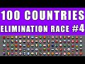 100 Countries Elimination Marble Race 4 in Algodoo \ Marble Race King
