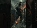 Godzilla Takes Over Downtown! Epic City Destruction Cinematic #godzilla #godzillavskong #brainrot