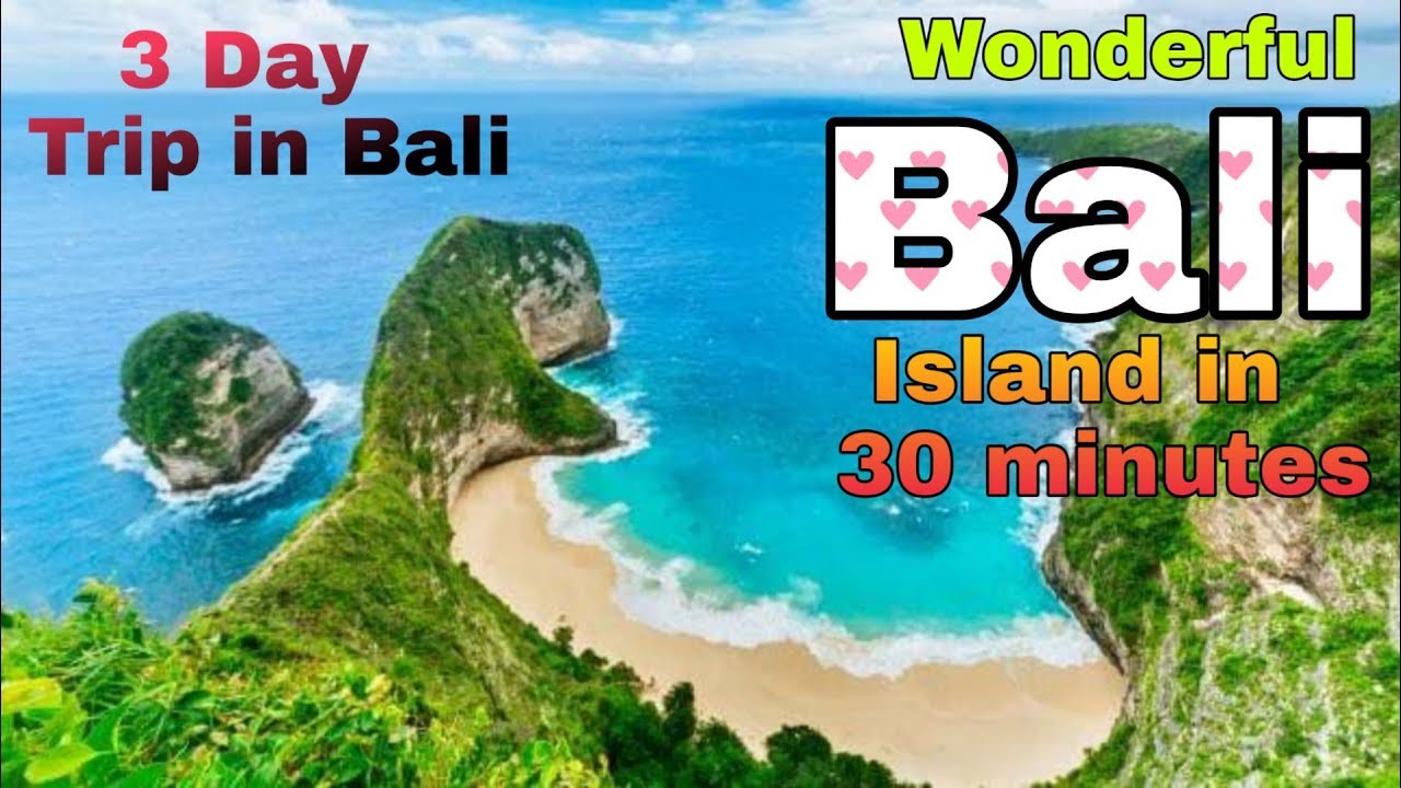 Beautiful Bali in 30 minutes 3 Day full tour video|Kuta beach|Carrefour