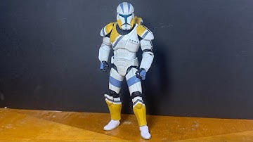 Painting Tutorial - Star Wars: The Black Series 1/12 Custom Clone Commando