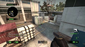 #saNEkk CS:GO training, @de_cache Smoke from T-Street to Backside.