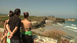 Playa Os Castros en Ribadeo