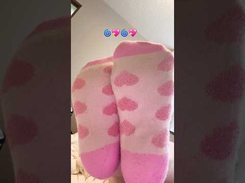 Hypnotized by My Pink Sparkly Socks ✨🌀 #pink #aesthetic #socks #shorts #fypage #explore