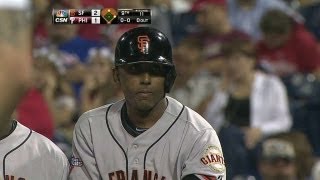 SF@PHI: Giants jump ahead late on Arias's RBI single