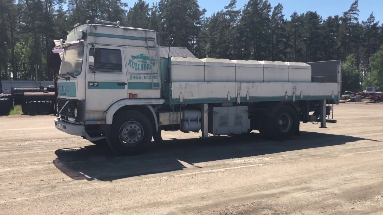 Fiskbil Volvo F7-4X2 globetrotter, fiskbil med bakgavellift