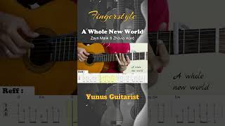 A Whole New World - Fingerstyle Guitar - TAB