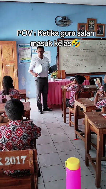 Guru salah masuk kelas