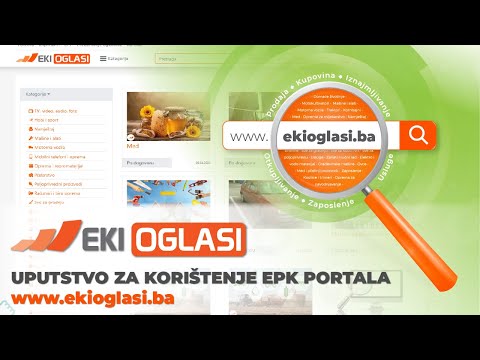 Uputstvo za korištenje EPK portala EKI OGLASI - Registracija naloga