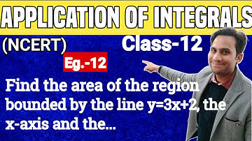 Find the area of the region bounded by the line y=3x+2, the x-axis and the ordinates x=-1 and x=1.