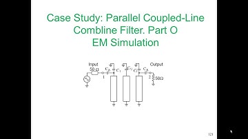Parallel Coupled Line Combline Filter, Part O