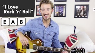 I Love Rock And Roll Guitar Lesson Tutorial - EASY Electric Guitar Song! I Love Rock And Roll Guitar Lesson Tutorial - EASY Electric Guitar Song!