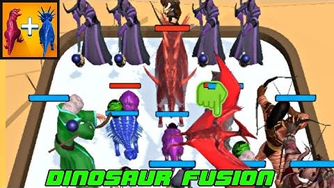 challenge to get sorcerer at level 3 | merge master dinosaur fusion game | gameplay | gamex boiz