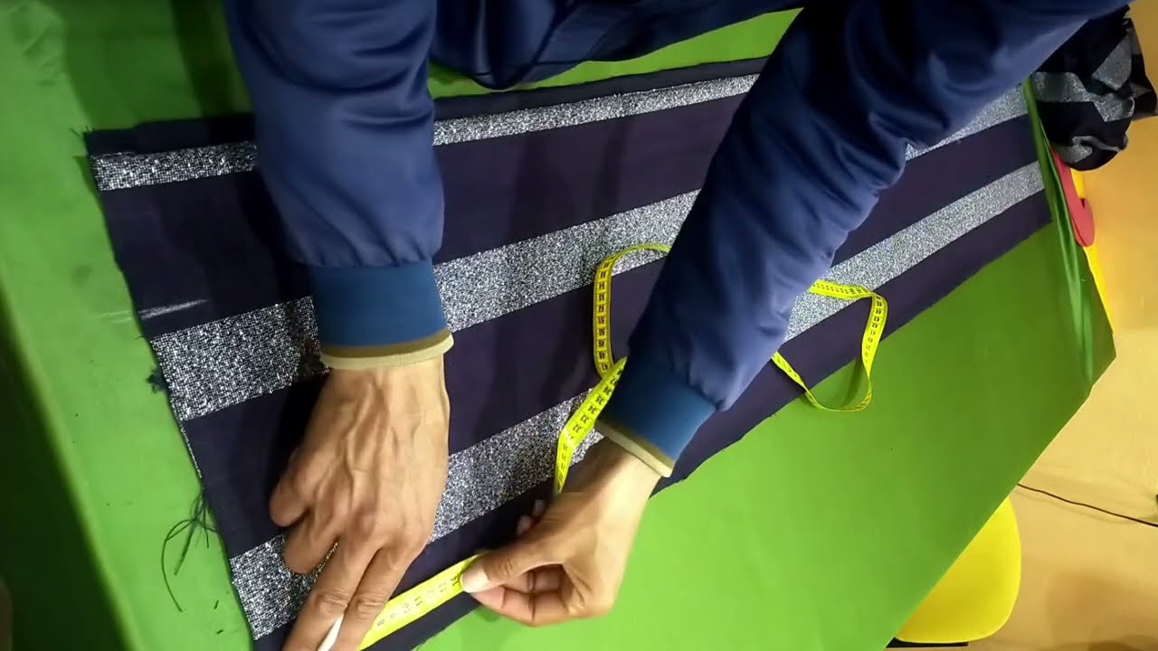 طريقة تفصيل وخياطة جلابة رجالية