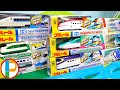 プラレール 新幹線 こまち や はやぶさを箱から取り出すぞ!何かには何が入ってるのかな? 中間車両や後尾車両を探しにいくぞ!OmotyanoPrussian