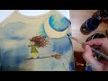 Desing, draw and paint on a lycra swimsuit. Part 4