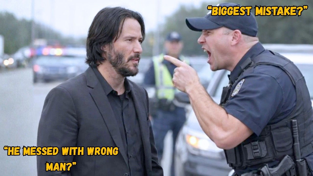 COPS ATTACK KEANU REEVES DURING A TRAFFIC STOP — SHOCKED WHEN HE HITS ...