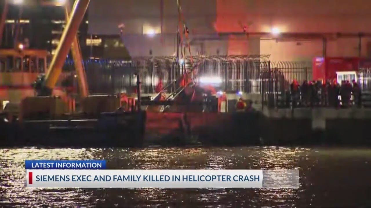 Siemens exec., family killed in helicopter crash - YouTube