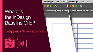 Where is the InDesign Baseline Grid? (Disappears When Zooming)