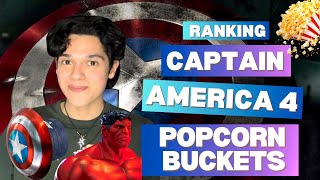Ranking all Captain America 4 Popcorn Buckets