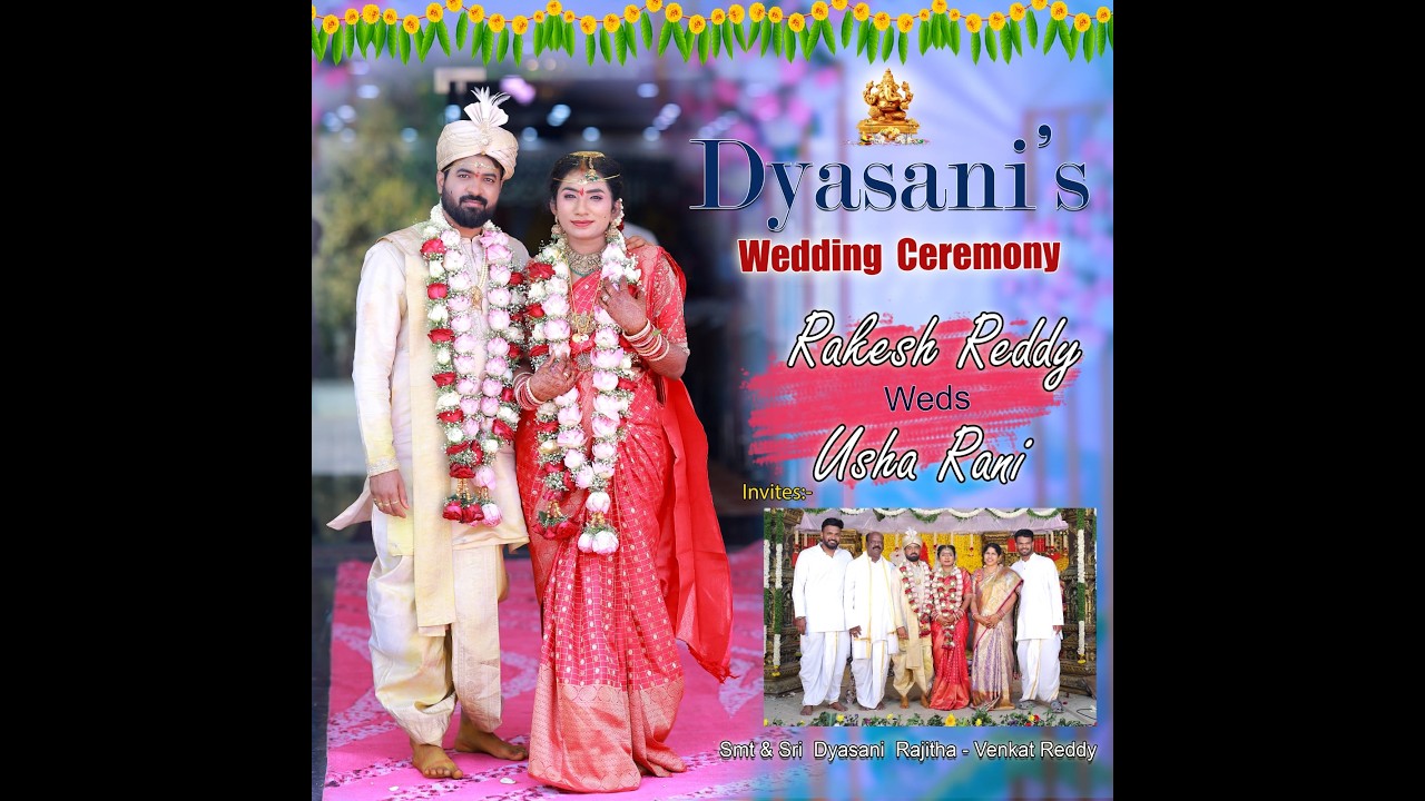 Wedding Teaser Usha Rani & Rakesh Reddy - YouTube