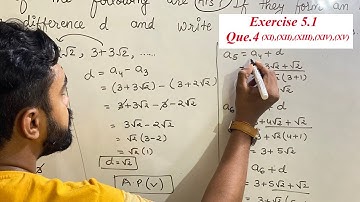 Chapter 5 Arithmetic Progression Ex 5.1 Q4(xi,xii,xiii,xiv,xv) Class10 Maths