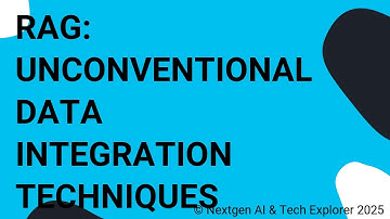 RAG Unconventional Data Integration Techniques