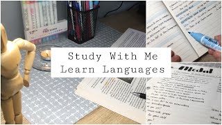 Study With Me №19 | Учись Со Мной | Английский | Немецкий | ЗНО | ЕГЭ | Learn Languages | Мотивация