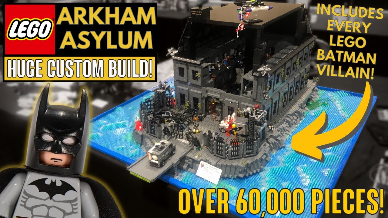 Massive LEGO ARKHAM ASYLUM MOC! - Every Batman Villain Break-Out Scene -  YouTube