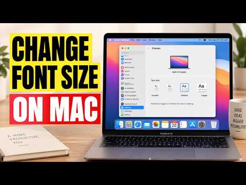 How to Increase or Decrease Font Size on Your Mac