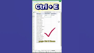 how to auto populate cells with data in Microsoft Excel using keyboard shortcuts. flash fill feature