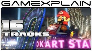16 Tracks in Mario Kart 8 w/ Direct Audio (Wii U)