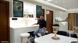 3BHK Premium Interiors at Aparna Luxor Park,Hyderabad | Hafele Blum Acrylic Kitchen |Aristo Wardrobe