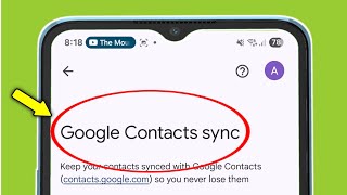 Google Contacts sync in Google Account Settings screenshot 4