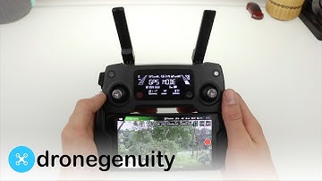 Controller Display Screen Overview - DJI Mavic Pro