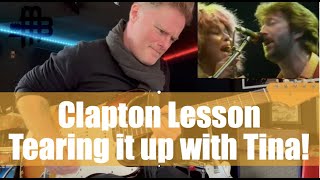 Eric Clapton lesson - Live 1986 - Tearing Us Apart