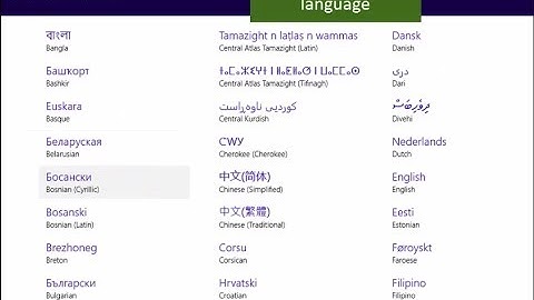 How to install Language Packs in Windows 8.1
