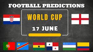 PREDIKSI SEPAK BOLA 17 JUNI 2026 | PIALA DUNIA | Portugal vs DR Kongo | Inggris vs Kroasia