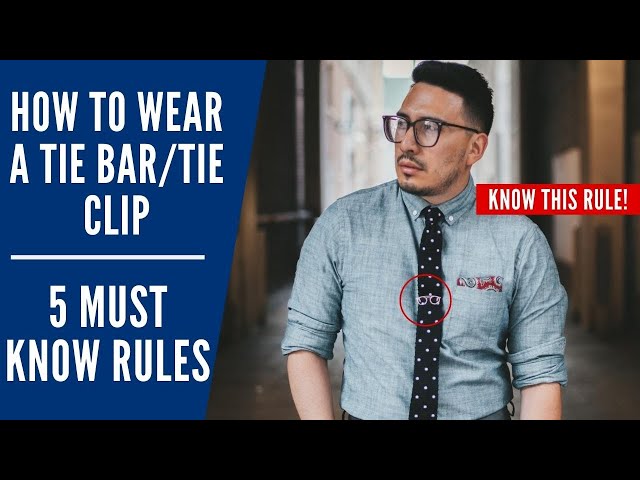 This Is Exactly How to Wear a Tie Bar